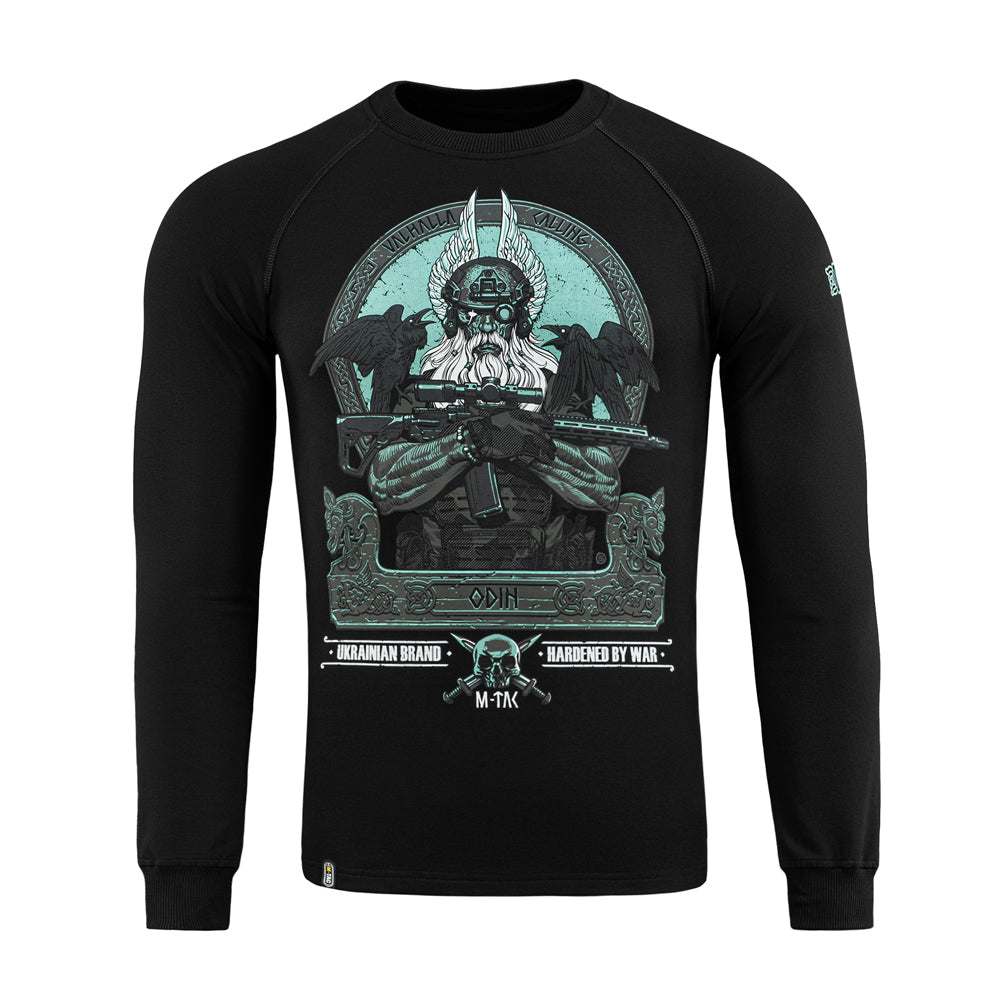 Raglan Odin Mystery M-Tac - Black: Apelul Valhalla