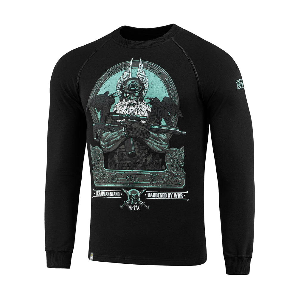Raglan Odin Mystery M-Tac - Black: Apelul Valhalla