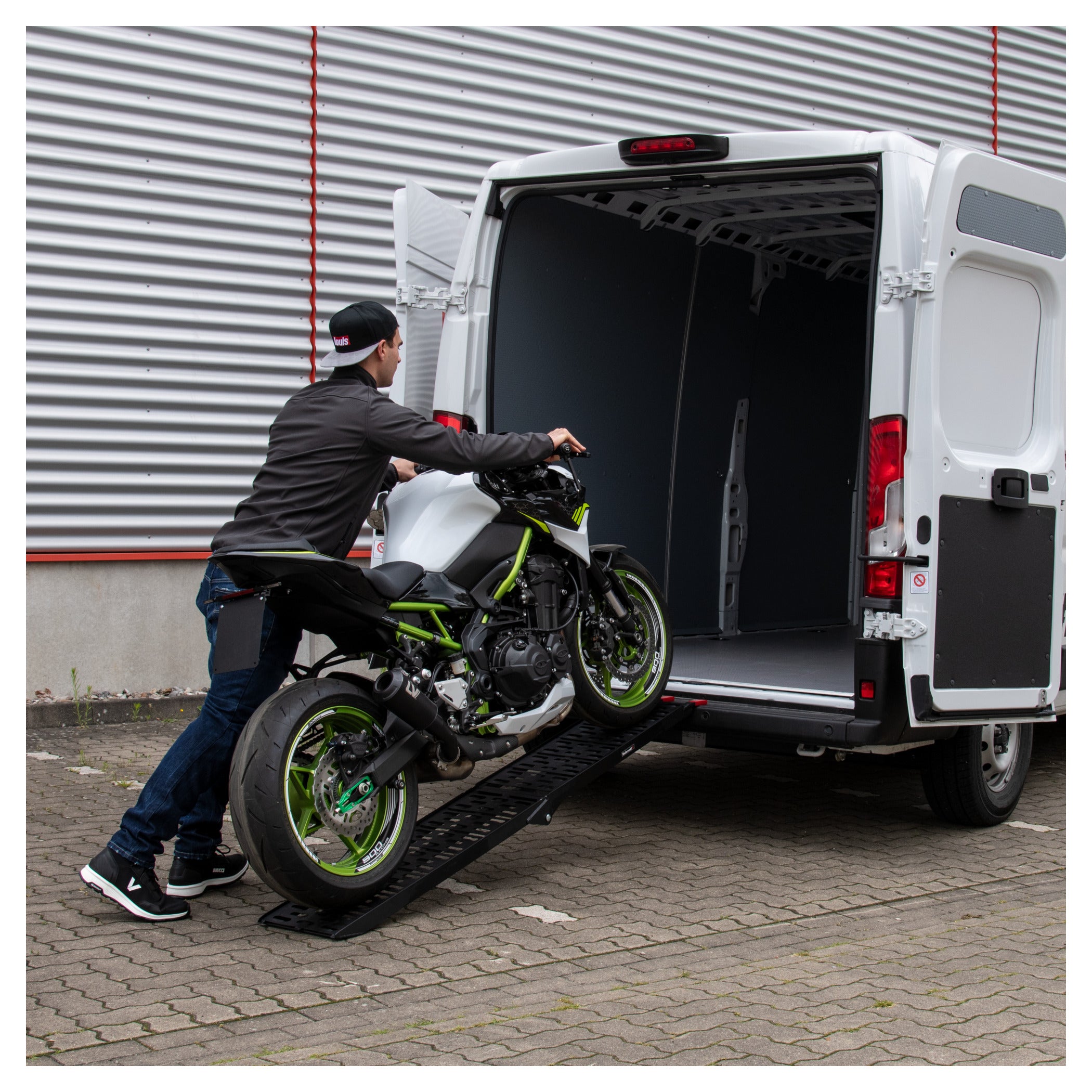 Rampă Încărcare Moto Aluminiu Rothewald - Pliabilă, Ușoară