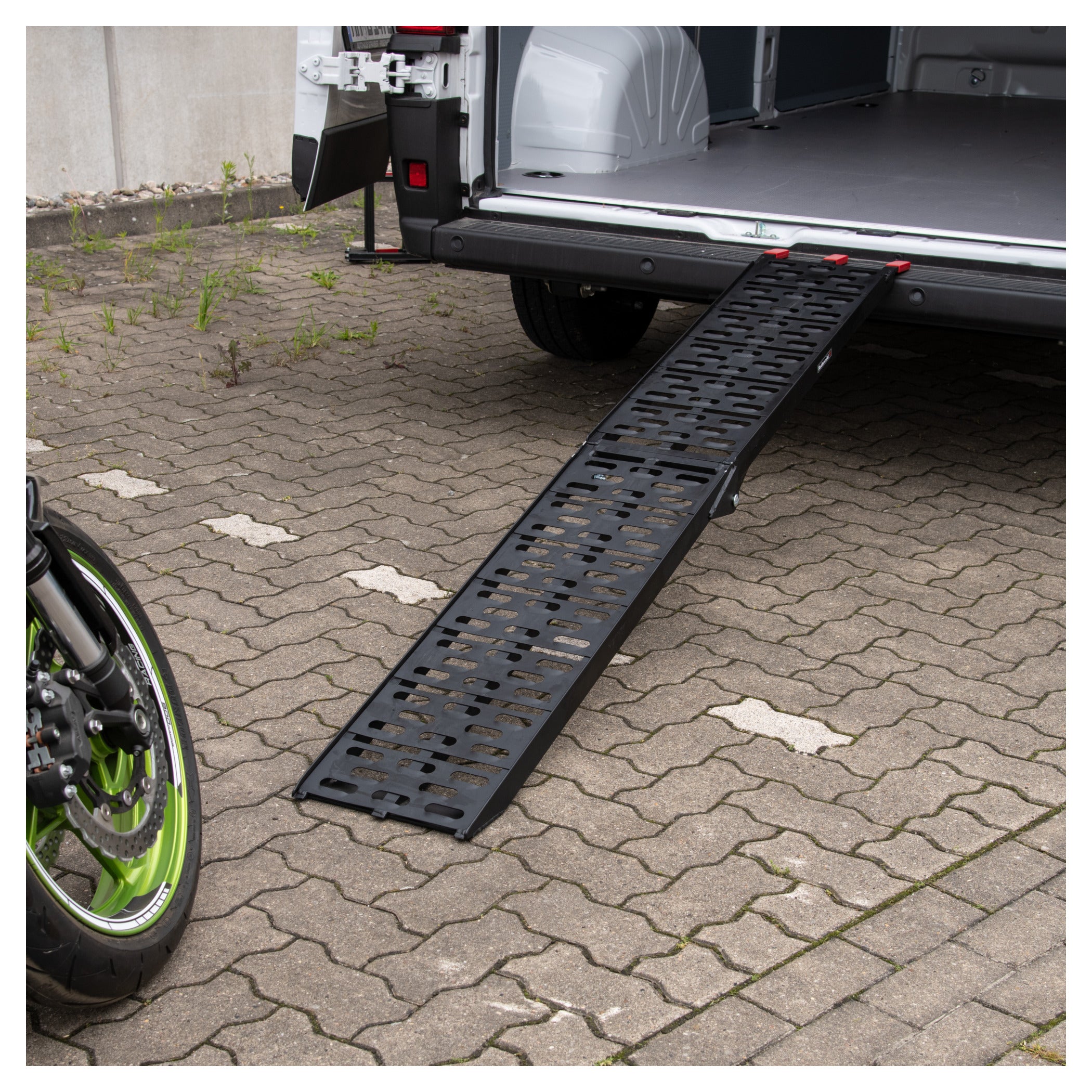 Rampă Încărcare Moto Aluminiu Rothewald - Pliabilă, Ușoară
