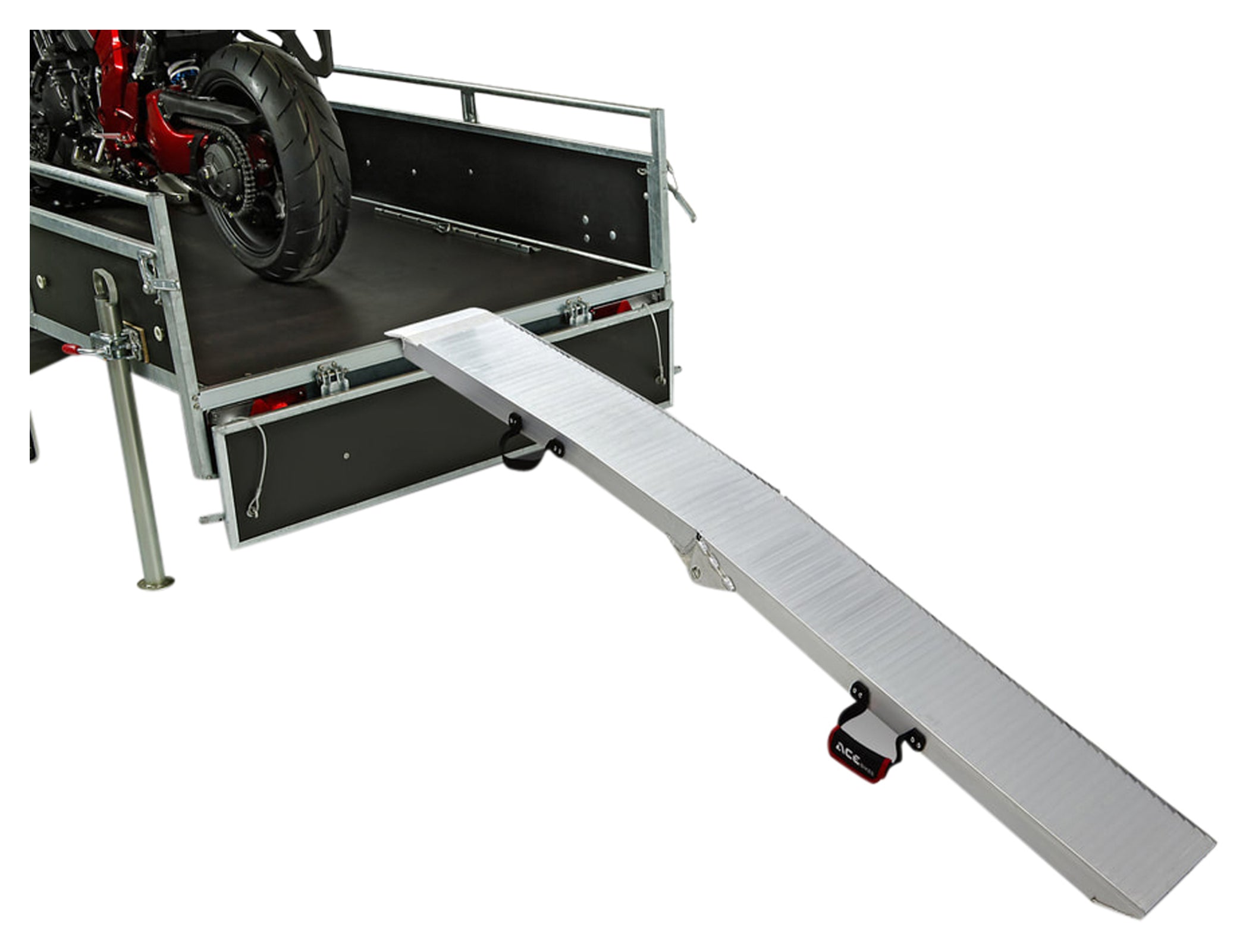 Rampă Încărcare Pro Acebikes - Aluminiu, Pliabilă, 680 kg