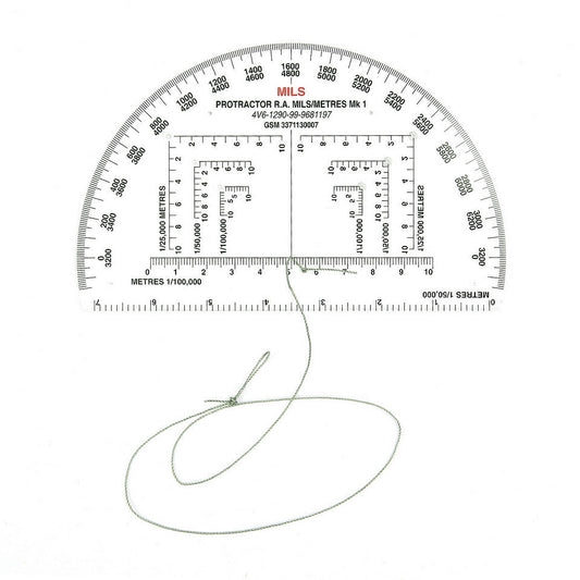 Raportor Militar BCB Military protractor 6 inch CD032 - Precizie Navigațională Extremă