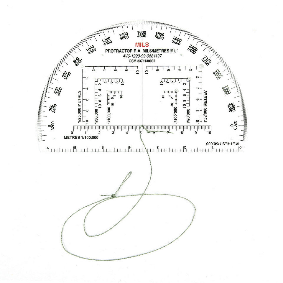 Raportor Militar BCB Military protractor 6 inch CD032 - Precizie Navigațională Extremă