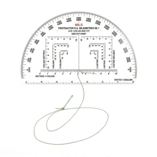 Raportor Militar BCB Military protractor 6 inch CD032 - Precizie Navigațională Extremă