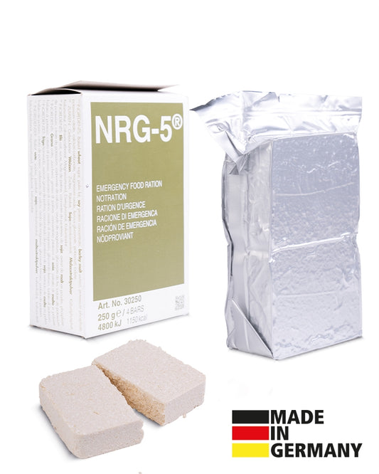 Rație de Urgență NRG-5 – 250 g, Valabilitate 20 Ani, Vegană
