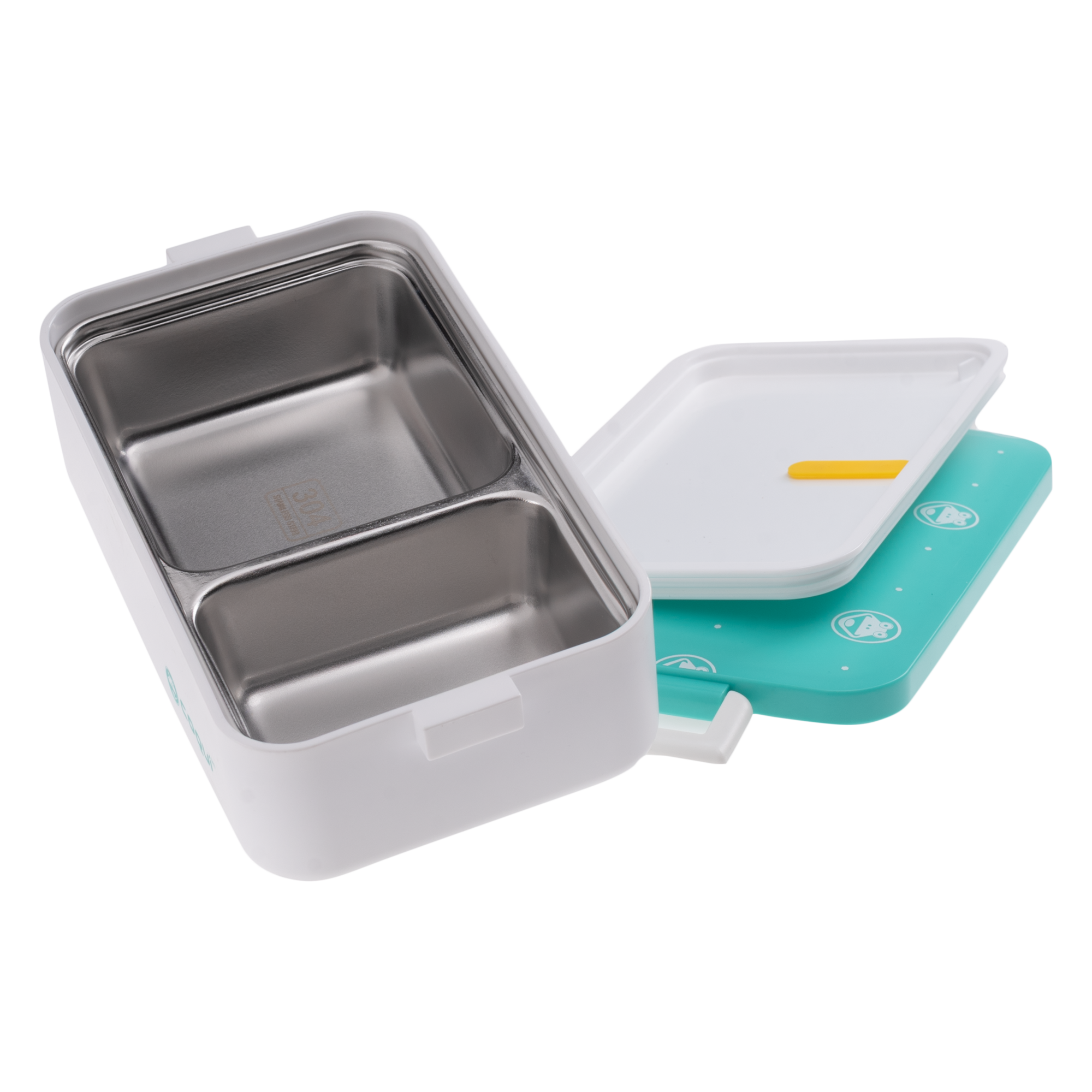 Recipient Alimentar BOXY COQUI - Inox, Etanș, 500 ml - 4