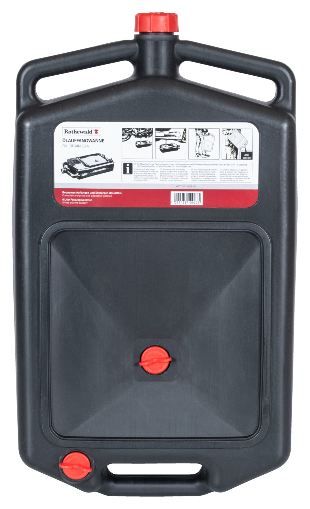 Recipient Colector Ulei Uzat Rothewald 8L - Reciclare Ecologică