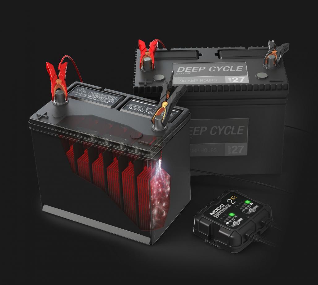 Redresor Auto 6V/12V 2A NocoGenius 2x2 - Încărcare Duală Inteligentă - 8