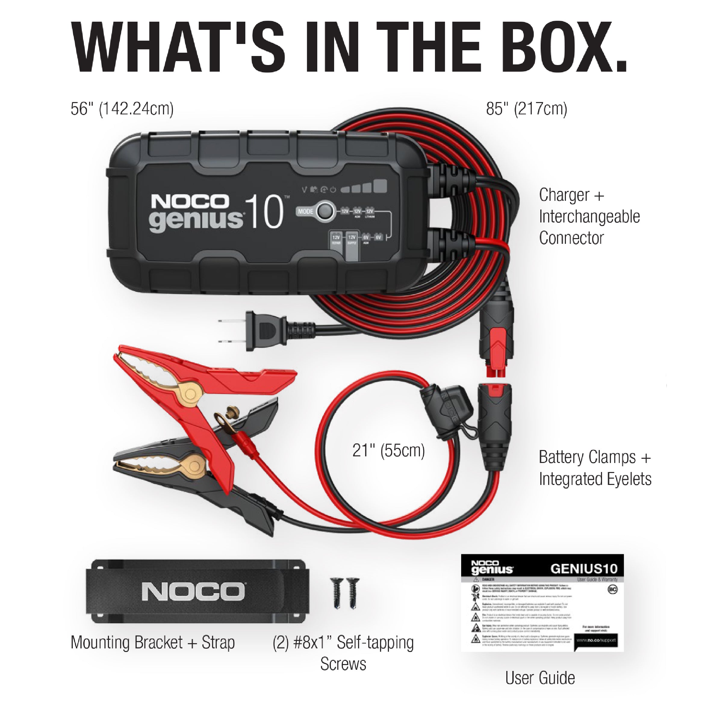 Redresor Auto Inteligent 6V/12V 10A NocoGenius 10 - Încărcare Rapidă - 6