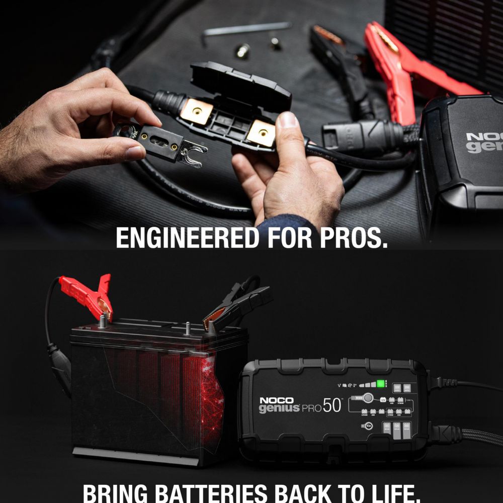 Redresor Auto Smart NocoGenius PRO50 - 6V/12V/24V, 50A, Profesional - 12