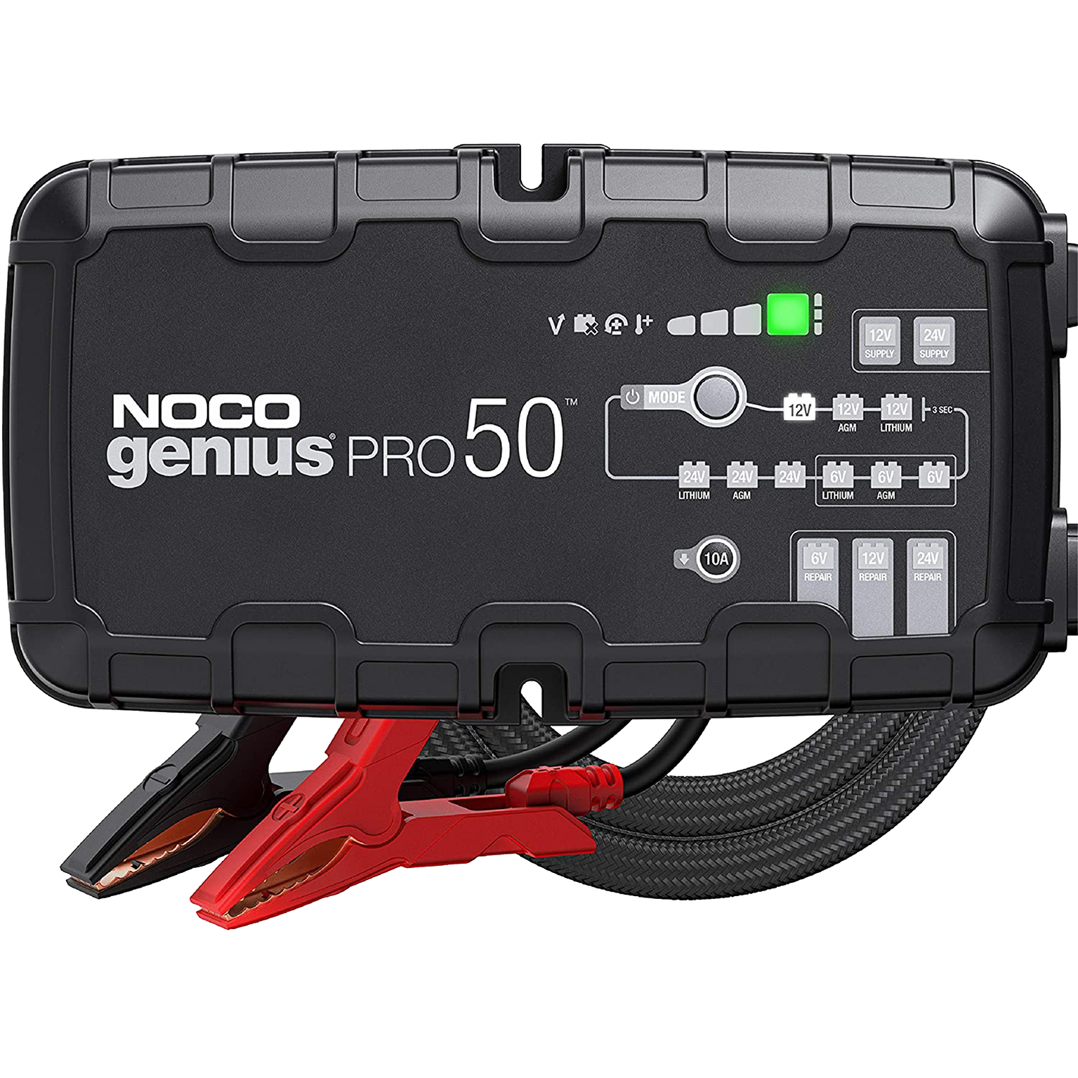 Redresor Auto Smart NocoGenius PRO50 - 6V/12V/24V, 50A, Profesional - 2