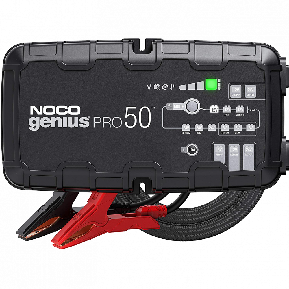 Redresor Auto Smart NocoGenius PRO50 - 6V/12V/24V, 50A, Profesional - 3