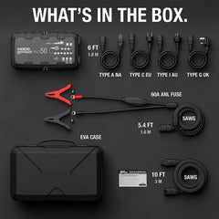 Redresor Auto Smart NocoGenius PRO50 - 6V/12V/24V, 50A, Profesional - 6