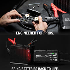 Redresor Auto Smart NocoGenius PRO50 - 6V/12V/24V, 50A, Profesional - 7