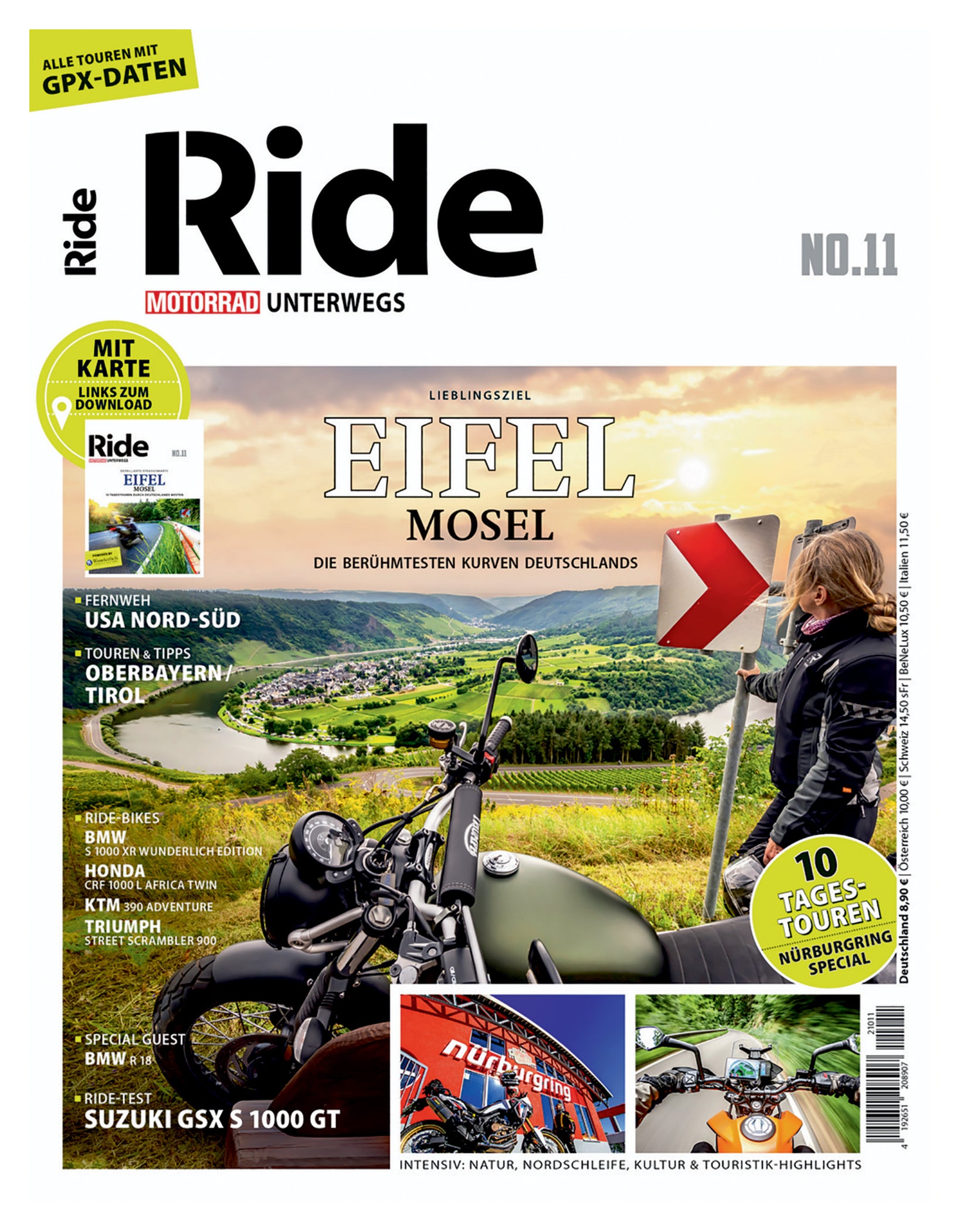 Revistă Moto RIDE Eifel Mosel - Ghid de Călătorie & Aventură