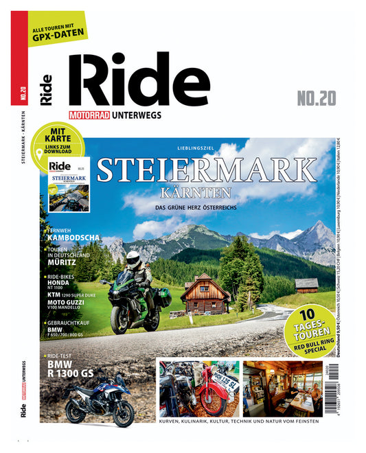 Revistă Moto Ride: Tururi Austria, Sfaturi Călătorii - Ediția 20