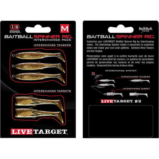 Rezervă Baitball Spinner Rig Live Target - Atracție Garantată, Culoare Unică - 1