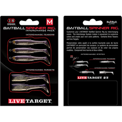 Rezervă Spinner Rig Baitball LIVE TARGET - Purple Pearl/Silver - 1