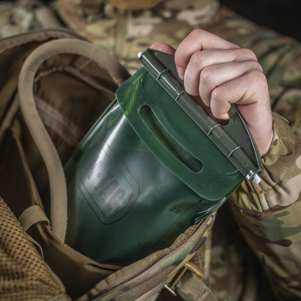 Rezervor Hidratare 2L M-Tac - Olive, pentru Drumeții și Sport