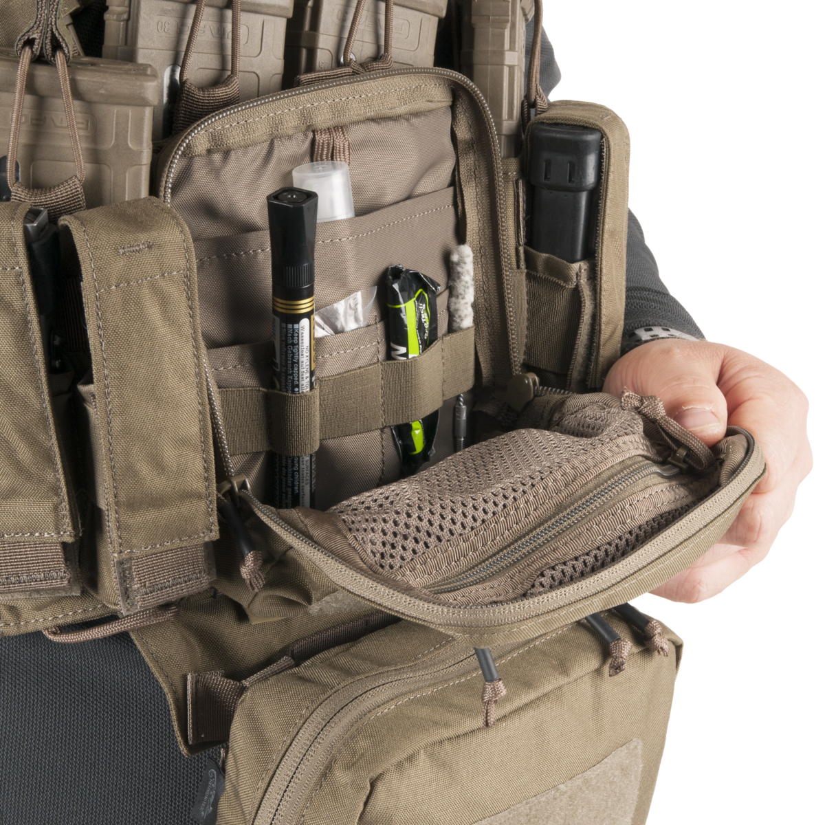 Rig Tactic Helikon-Tex Olive Green cu Design Minimalist