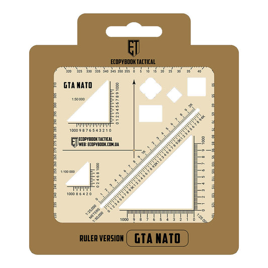 Rigla Tactică GTA NATO M-Tac Ecopybook - Anti-Reflexii, Albastru