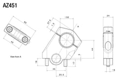 Rizoma Lenker-Klemmblöcke pentru BMW R1250 GS/Adv. - Ergonomie îmbunătățită