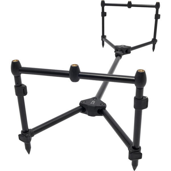 Rod Pod Black Widow Low Level DAIWA - 3 Posturi, Stabilitate Maximă - 1