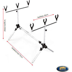 Rod-Pod Crap Aluminiu 3 Posturi Lineaeffe - Stabilitate Maximă, Ușor