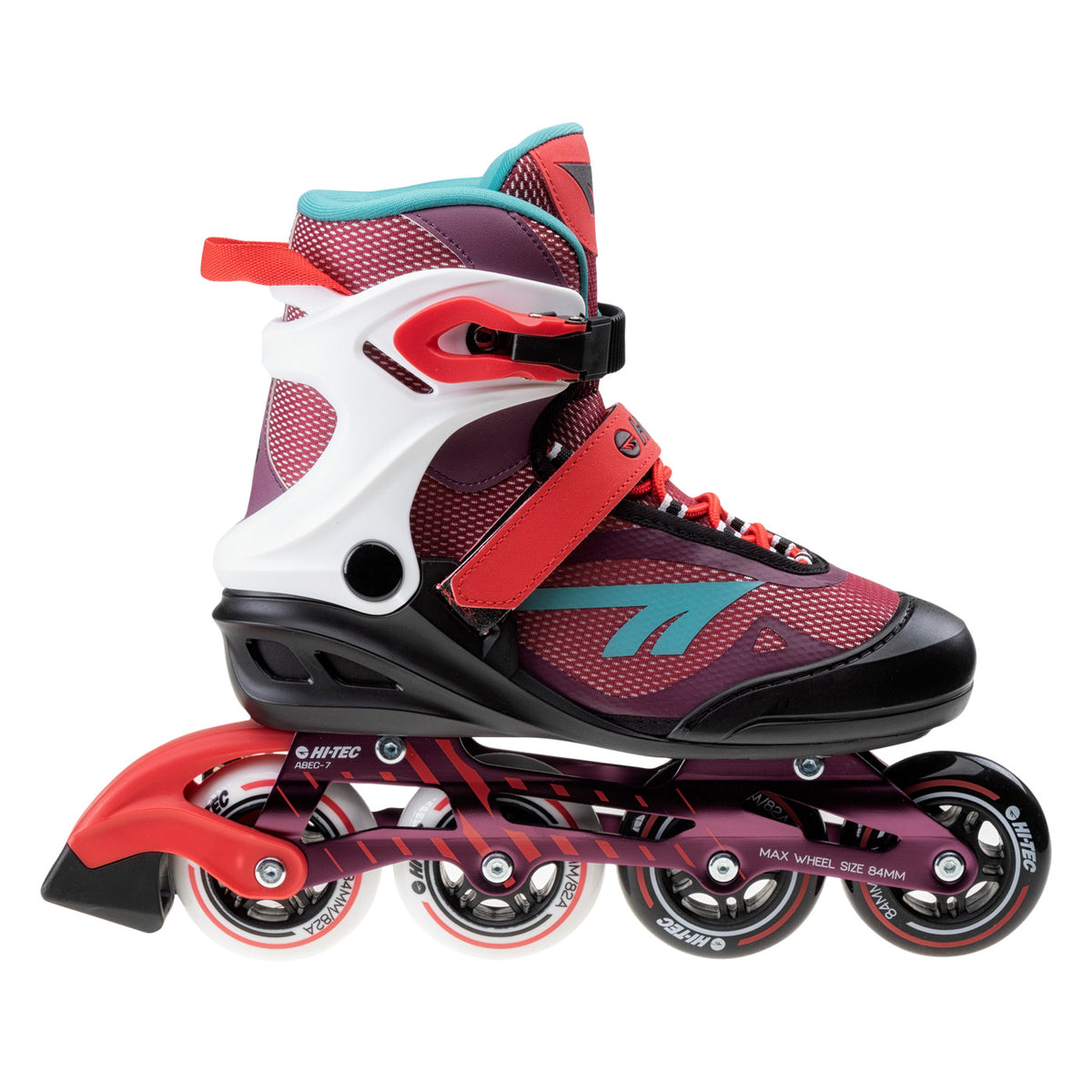 Role Fitness LADY RIZZO Hi-Tec - Confort și Agilitate, ABEC 7 - 1
