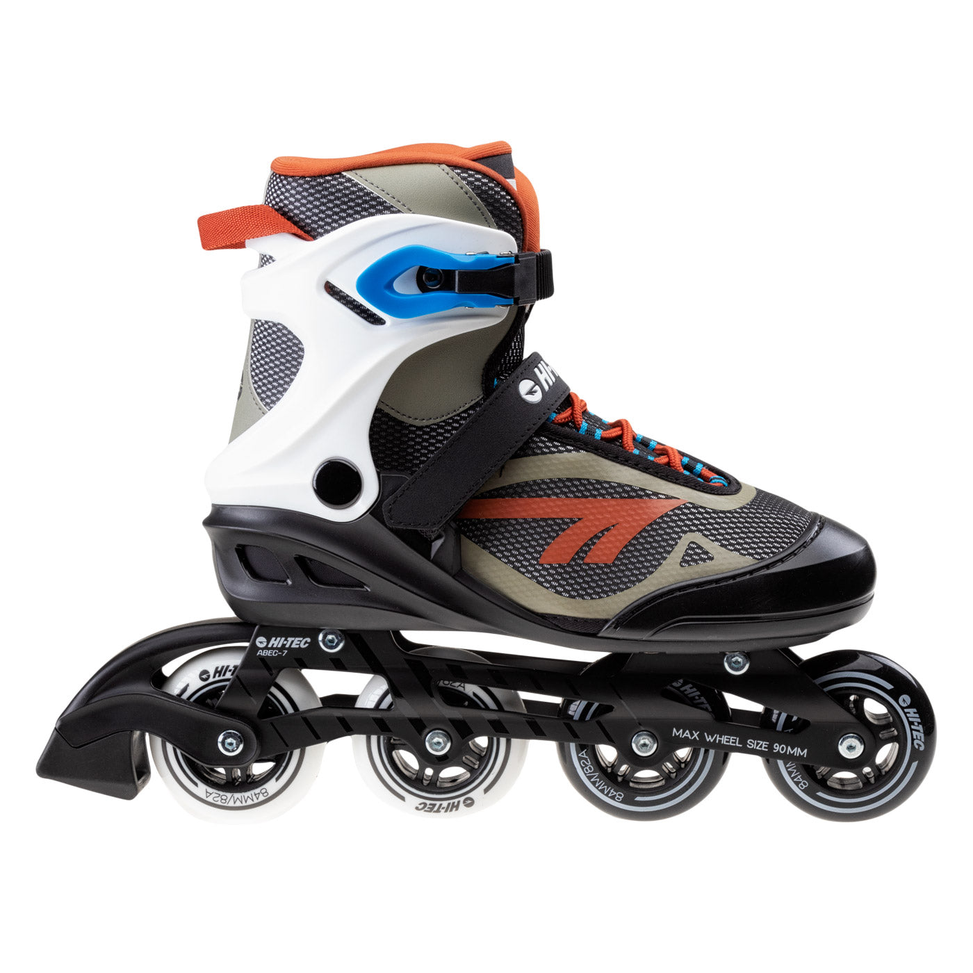 Role Fitness RIZZO HI-TEC - ABEC 7, Ventilație Activă, Aluminiu - 1