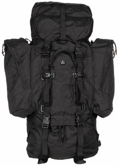 Rucsac Alpin 110 Negru MFH - Cadru Aluminiu, Bretele Ergonomice
