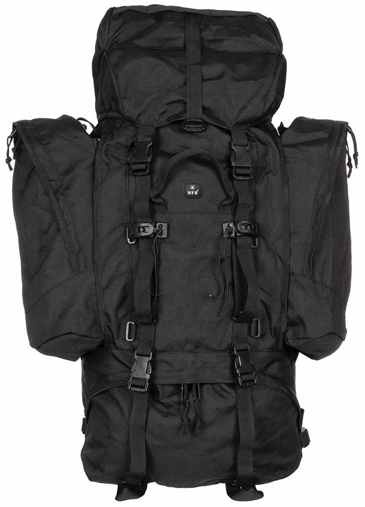Rucsac Alpin 110 Negru MFH - Cadru Aluminiu, Bretele Ergonomice