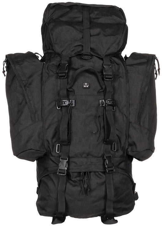 Rucsac Alpin 110 Negru MFH - Cadru Aluminiu, Bretele Ergonomice