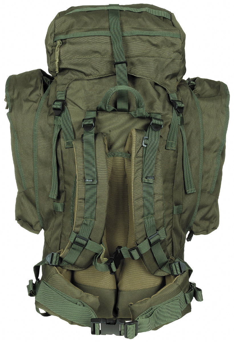 Rucsac Alpin 110 OD Green MFH - Cadru aluminiu, Bretele reglabile