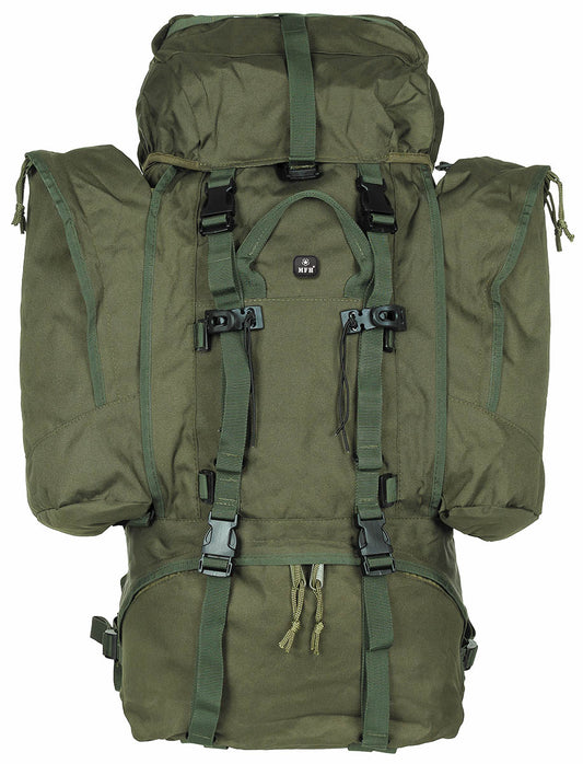Rucsac Alpin 110 OD Green MFH - Cadru aluminiu, Bretele reglabile