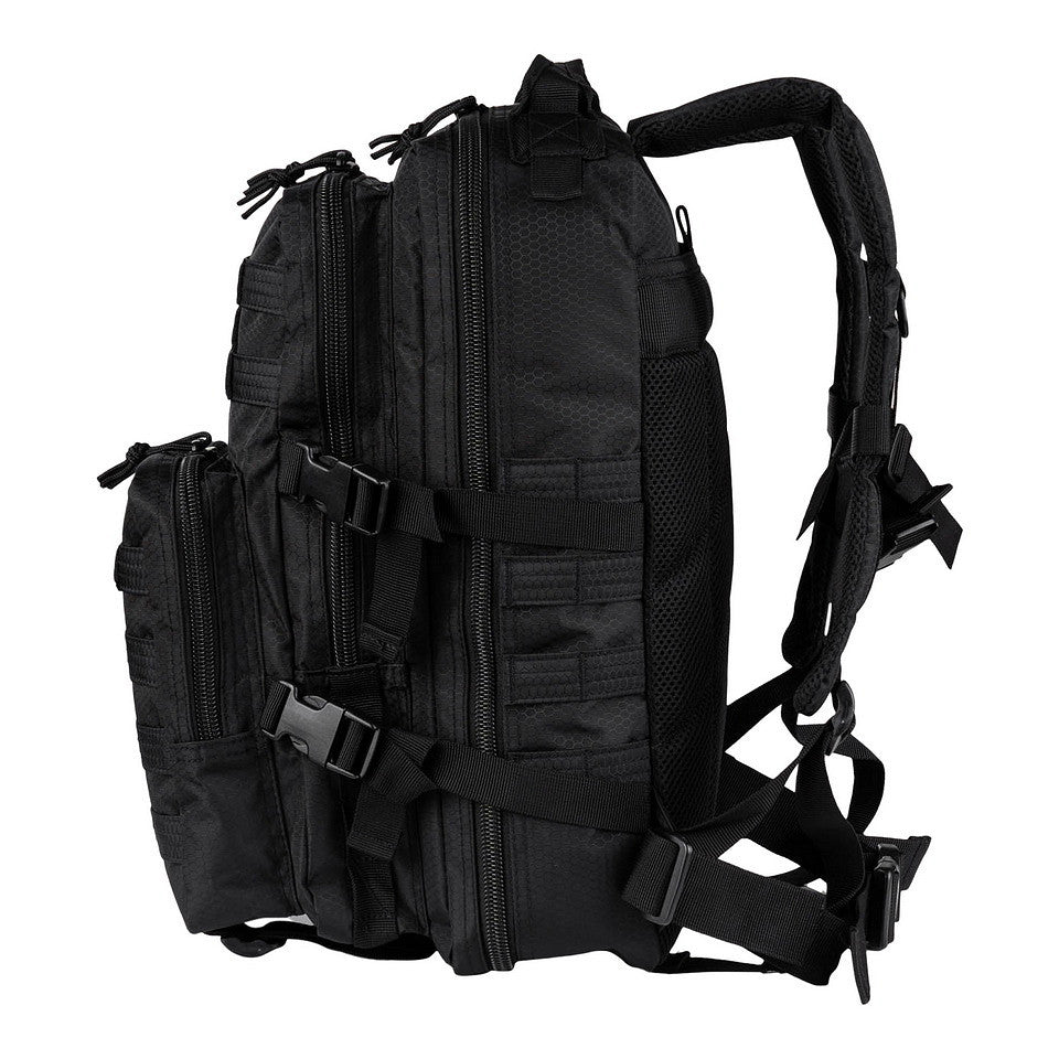 Rucsac Asalt Hexagon 25L Negru Hexagon - Adaptabilitate Tactică Superioară