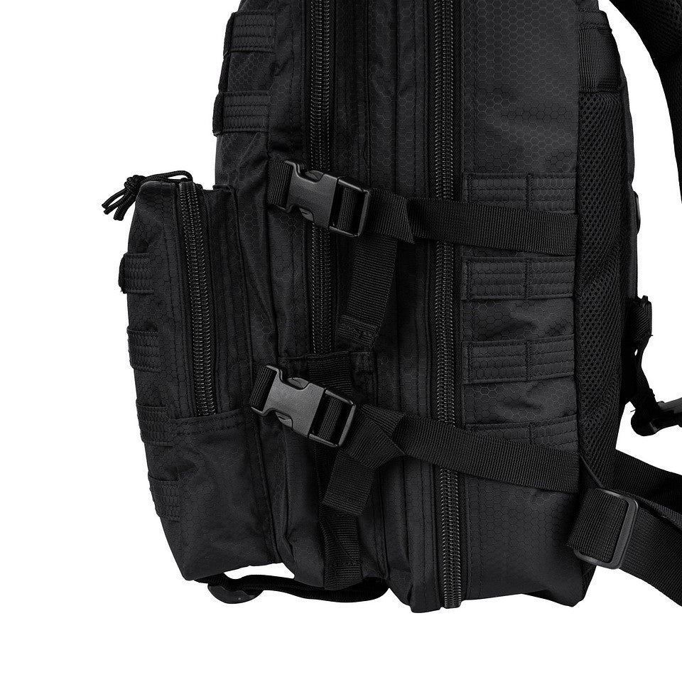 Rucsac Asalt Hexagon 25L Negru Hexagon - Adaptabilitate Tactică Superioară