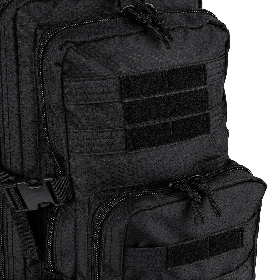 Rucsac Asalt Hexagon 25L Negru Hexagon - Adaptabilitate Tactică Superioară