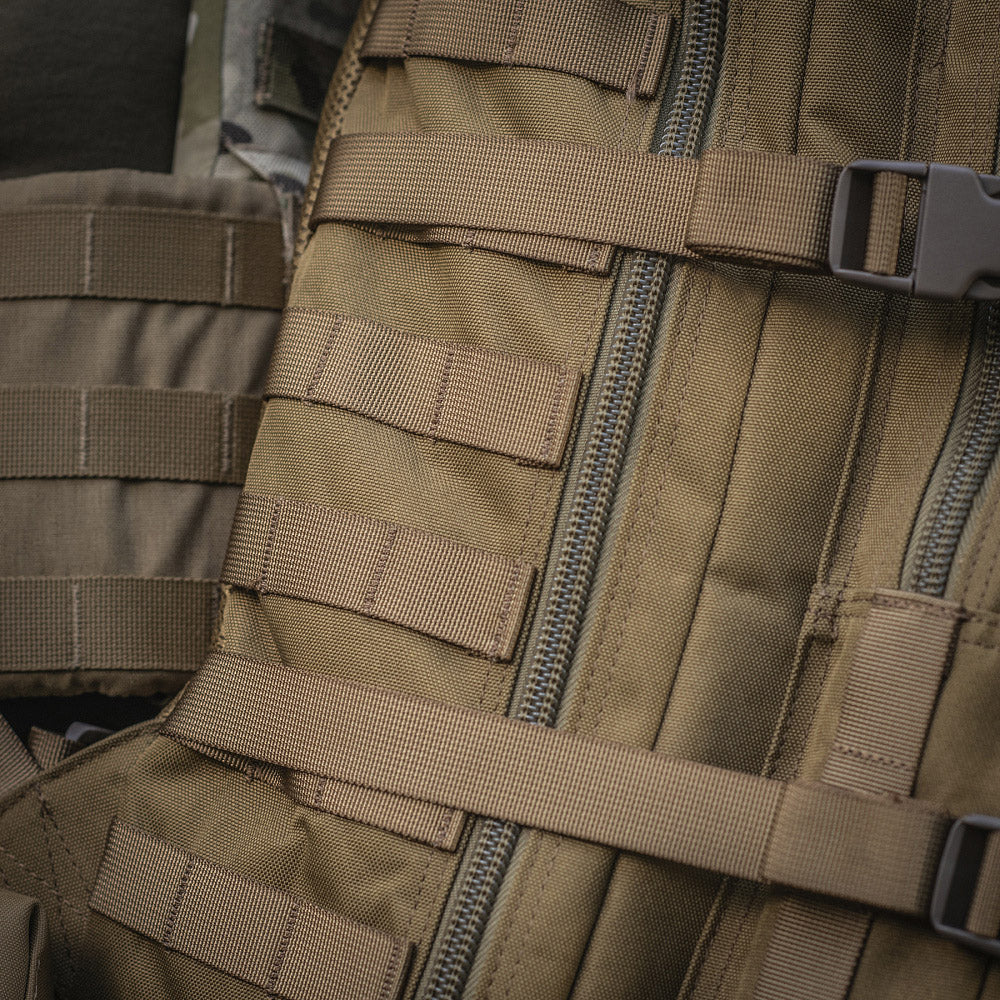 Rucsac Asalt Mare M-Tac - Tan, 36L cu Sistem MOLLE