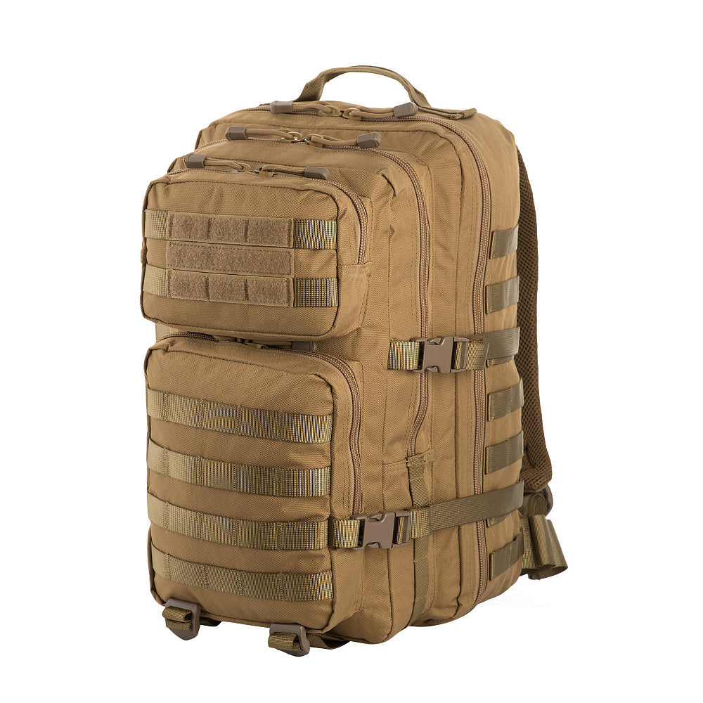 Rucsac Asalt Mare M-Tac - Tan, 36L cu Sistem MOLLE