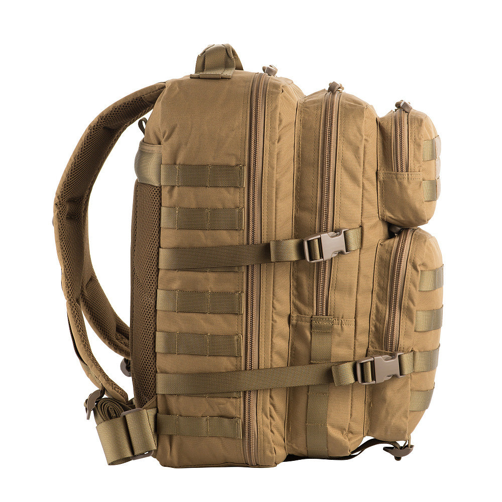 Rucsac Asalt Mare M-Tac - Tan, 36L cu Sistem MOLLE