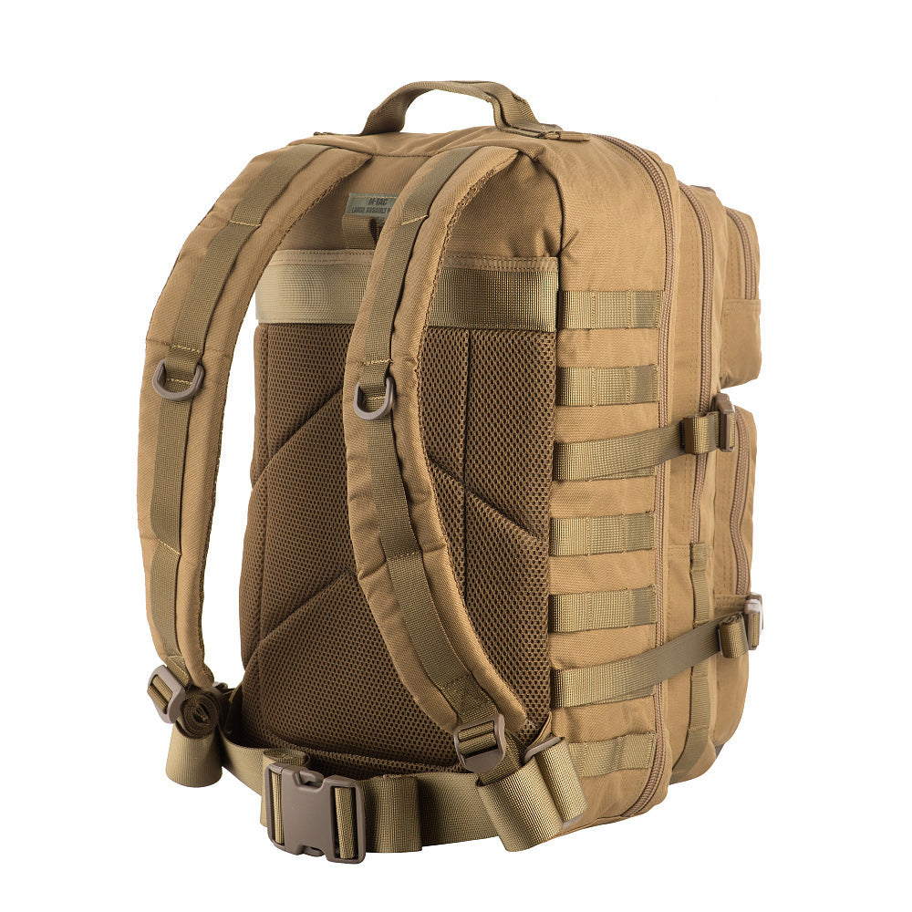 Rucsac Asalt Mare M-Tac - Tan, 36L cu Sistem MOLLE