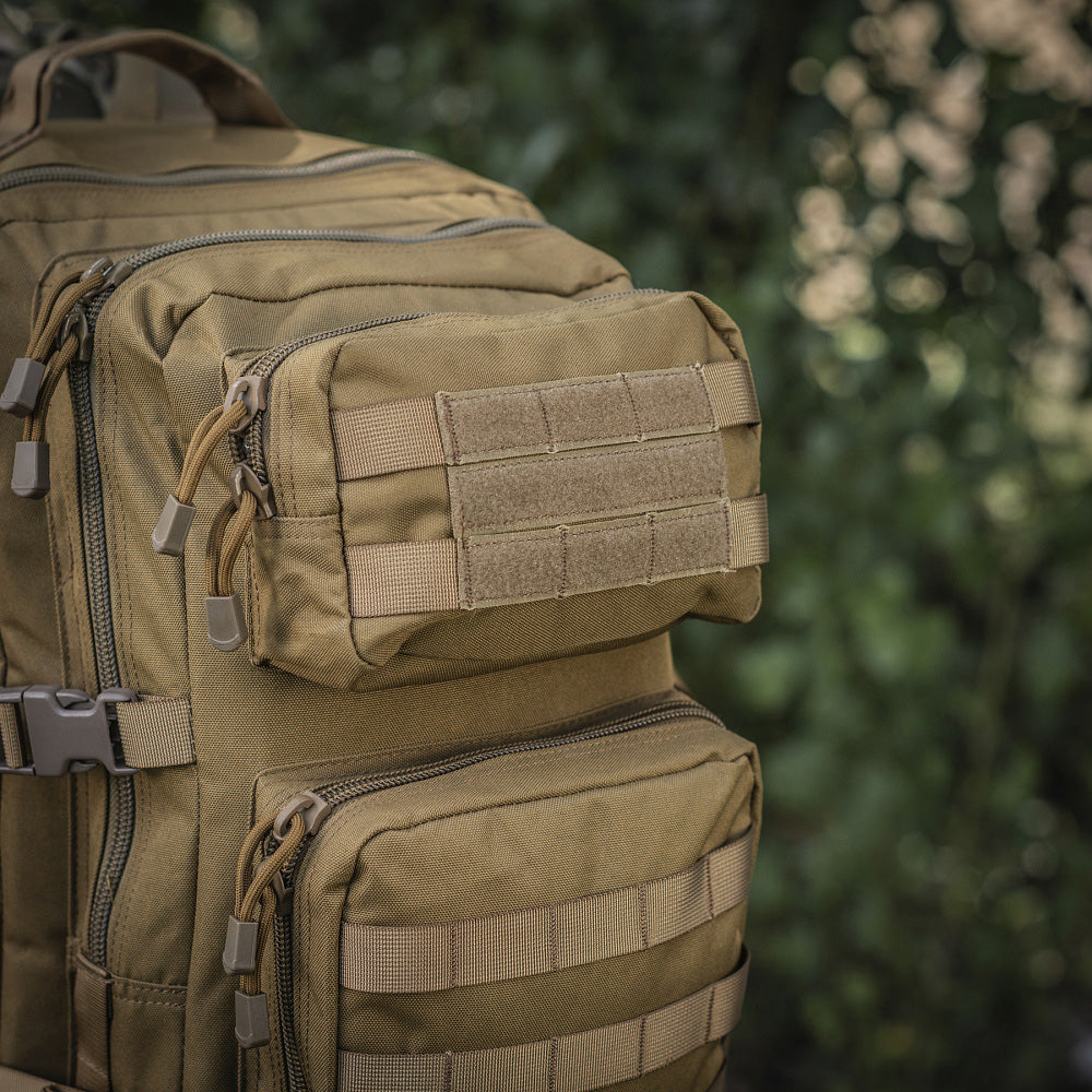 Rucsac Asalt Mare M-Tac - Tan, 36L cu Sistem MOLLE