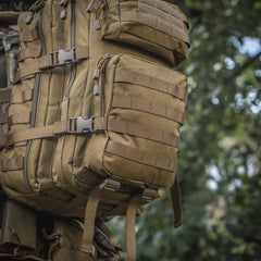 Rucsac Asalt Mare M-Tac - Tan, 36L cu Sistem MOLLE