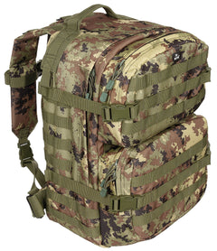 Rucsac Assault II Vegetato MFH - Bretele Căptușite, Spate Mesh