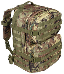 Rucsac Assault II Vegetato MFH - Bretele Căptușite, Spate Mesh