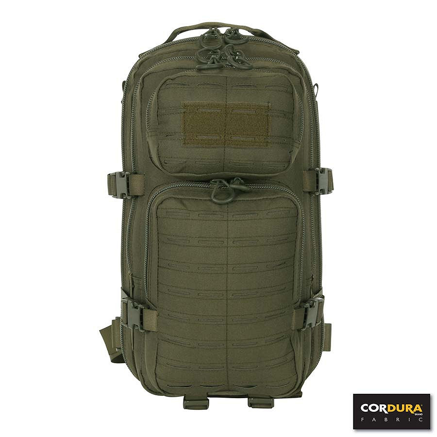 Rucsac Assault Lasercut 1-Day Cordura Verde - Gata de Acțiune