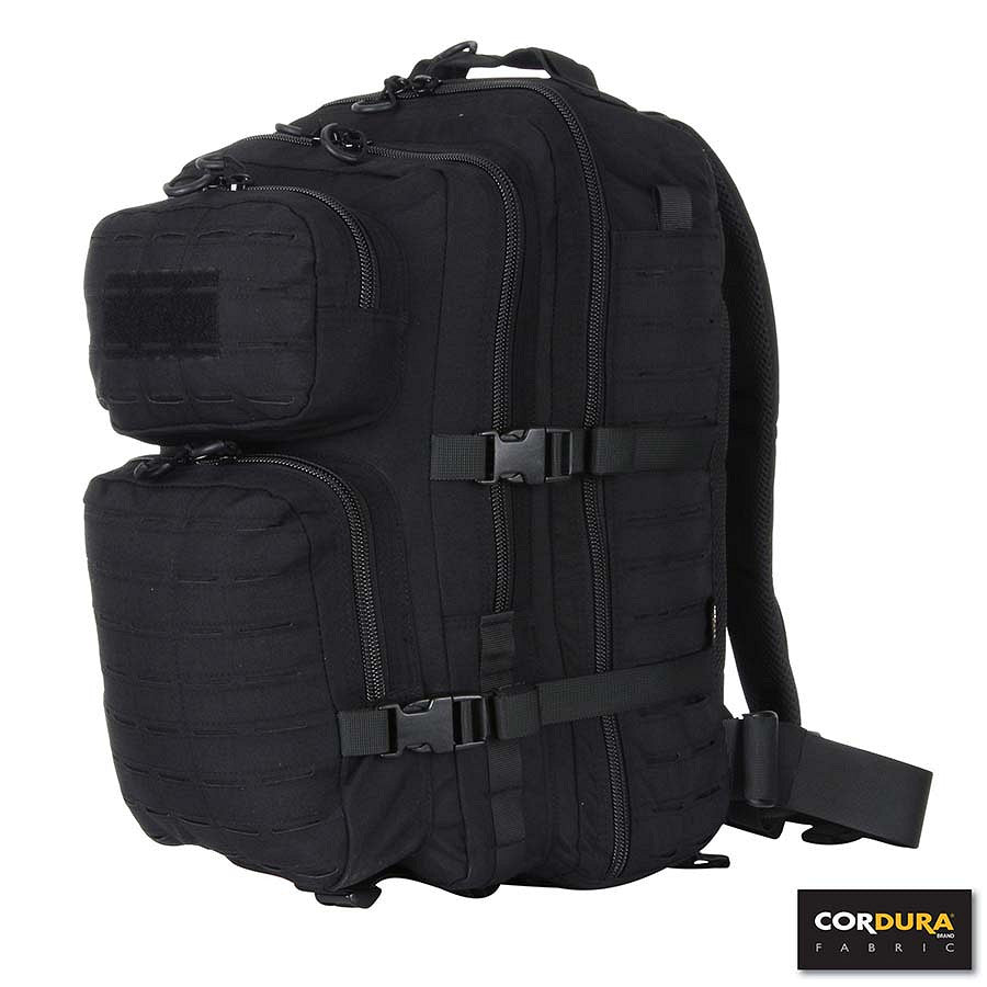 Rucsac Assault Lasercut 3-days Negru - Performanță Tactică Superioară