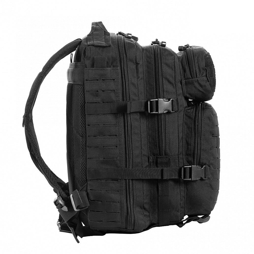 Rucsac Assault Pack Laser Cut M-Tac - Negru, 20L, Versatil