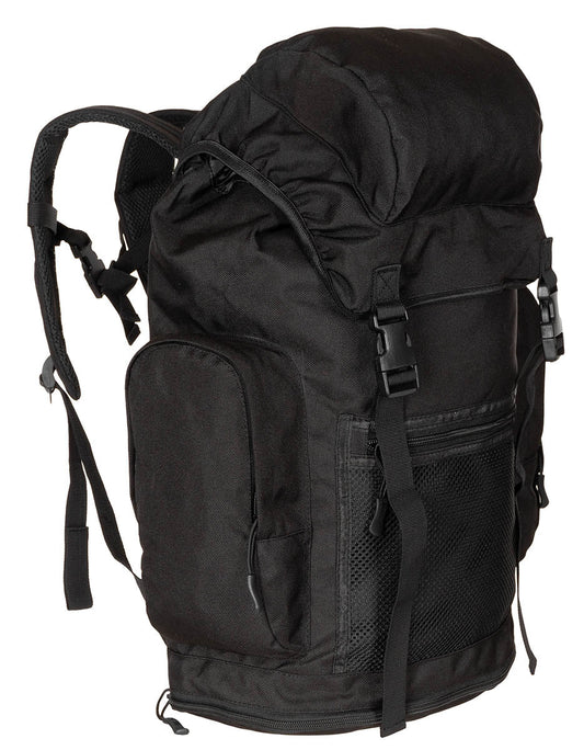 Rucsac Brit. 30 l Negru MFH - Bretele ajustabile, Spate capitonat